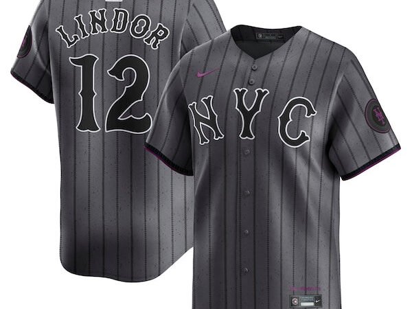Francisco Lindor New York Mets Nike City Connect Limited Jersey - Gray