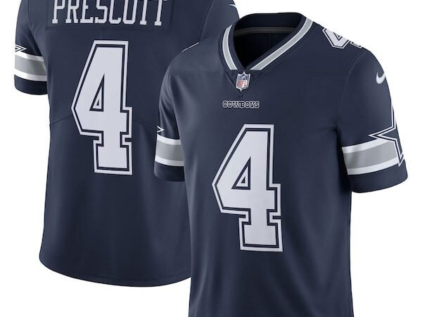 Dak Prescott Dallas Cowboys Nike Vapor Limited Player Jersey - Navy/White