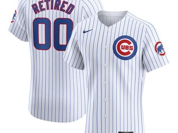 Chicago Cubs Nike Home Elite Pick-A-Player Retired Roster Jersey - White