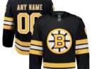 Boston Bruins  Home Authentic Pro Custom Jersey - Black
