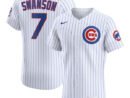 Dansby Swanson Chicago Cubs Nike Home Elite Jersey - White