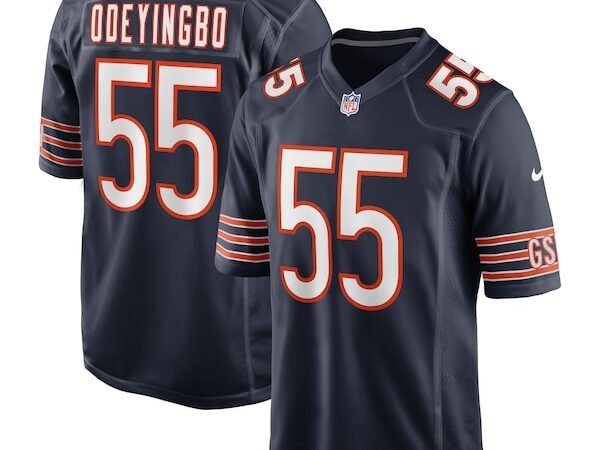 Dayo Odeyingbo Chicago Bears Nike Team Game Jersey -  Navy