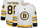 David Pastrnak Boston Bruins Youth Home Replica Player Jersey - White/Black