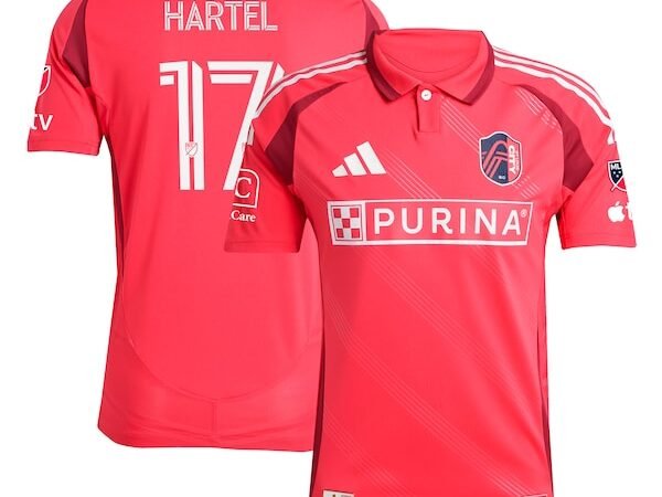 Marcel Hartel St. Louis City SC adidas 2025 Forever CITY Red Authentic Player Jersey - Red