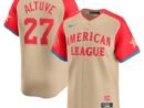 Jose Altuve American League Nike 2024 MLB All-Star Game Limited Player Jersey - Cream