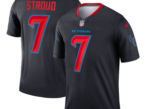 C.J. Stroud Houston Texans Nike 2nd Alternate Legend Player Performance Top - Navy