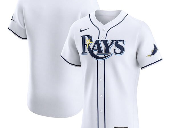 Tampa Bay Rays Nike Home Elite Jersey - White
