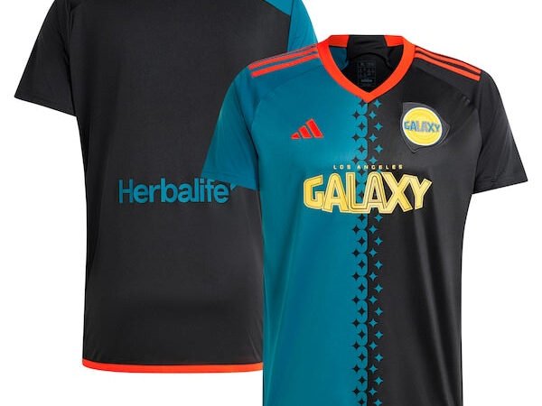 LA Galaxy adidas Women's 2024 Archive Replica Jersey - Black