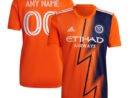New York City FC adidas 2022 The Volt Kit Replica Custom Jersey - Orange