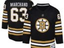 Brad Marchand Boston Bruins Youth 100th Anniversary Replica Player Jersey - Black