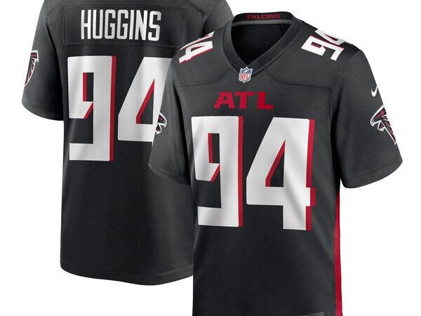 Albert Huggins Atlanta Falcons Nike Team Game Jersey - Black