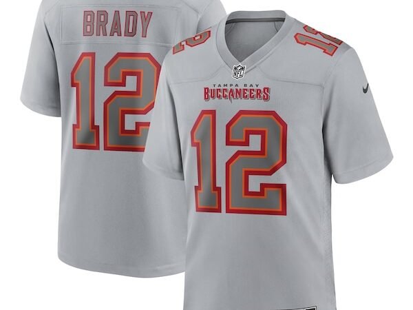 Tom Brady Tampa Bay Buccaneers Nike Atmosphere Fashion Game Jersey - Gray