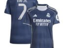 Vini Jr. Los Merengues adidas Women's 2025/26 Away Replica Player Jersey - Blue/White