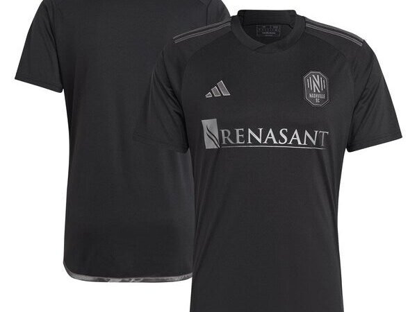 Nashville SC adidas 2024 Man In Black Kit Replica Jersey - Black