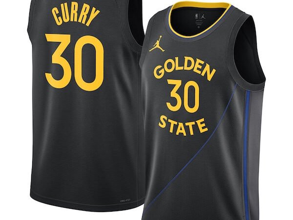 Stephen Curry Golden State Warriors Jordan Brand Unisex 2024/25 Swingman Jersey - Statement Edition - Black