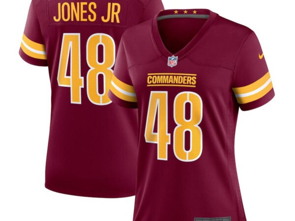 Andre Jones Jr. Washington Commanders Nike Women's Team Game Jersey - Burgundy