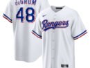 Jacob deGrom Texas Rangers Nike Home Replica Player Jersey - White/Royal
