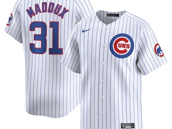 Greg Maddux Chicago Cubs Nike Home Limited Player Jersey - White