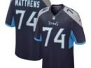 Bruce Matthews Tennessee Titans Nike Retired Player Jersey - Navy/Light Blue
