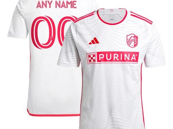 St. Louis City SC adidas 2024 The Confluence Kit Replica Custom Jersey - White