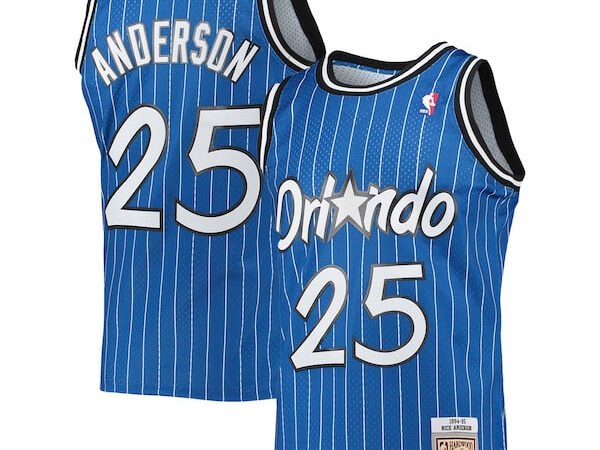 Nick Anderson Orlando Magic 1994/95 Hardwood Classics Swingman Jersey - Blue