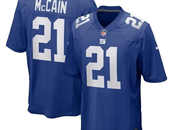 Bobby McCain New York Giants Nike Game Player Jersey - Royal