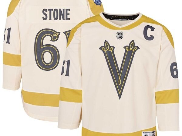 Mark Stone Vegas Golden Knights Preschool 2024 NHL Winter Classic Premier Player Jersey - Cream