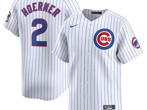 Nico Hoerner Chicago Cubs Nike Home Limited Player Jersey - White