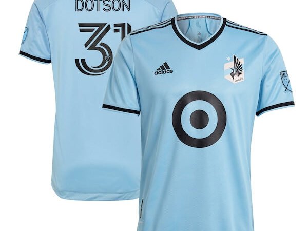 Hassani Dotson Minnesota United FC adidas 2021 The River Kit Authentic Jersey - Light Blue