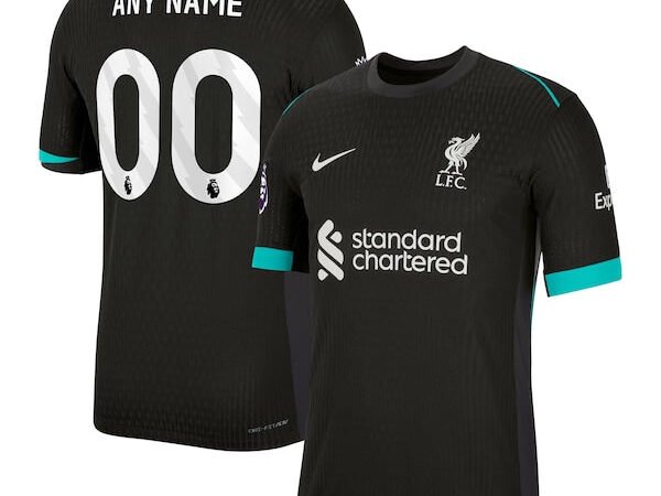 Liverpool Nike 2024/25 Away Authentic Custom Jersey - Forest Green