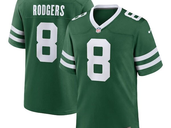 Aaron Rodgers New York Jets Nike Game Jersey - Legacy Green