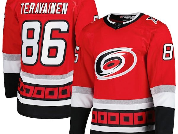 Teuvo Teravainen Carolina Hurricanes adidas  Primegreen Authentic Player Jersey - Red