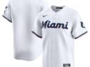 Miami Marlins Nike Home Limited Jersey - White