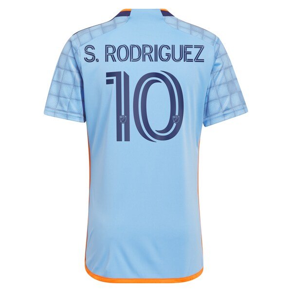 Santiago Rodríguez New York City FC adidas 2024 The Interboro Kit Replica Player Jersey – Light Blue