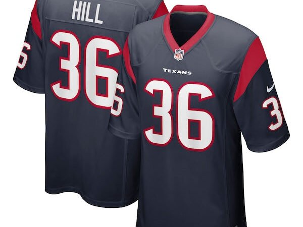 Brandon Hill Houston Texans Nike Team Game Jersey - Navy
