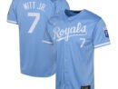 Bobby Witt Kansas City Royals Nike Youth Alternate Limited Player Jersey – Light Blue