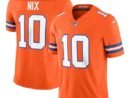 Bo Nix Denver Broncos Nike Vapor F.U.S.E. Limited Jersey - Orange