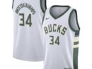 Giannis Antetokounmpo Milwaukee Bucks Nike Youth Swingman Jersey - Association Edition - White