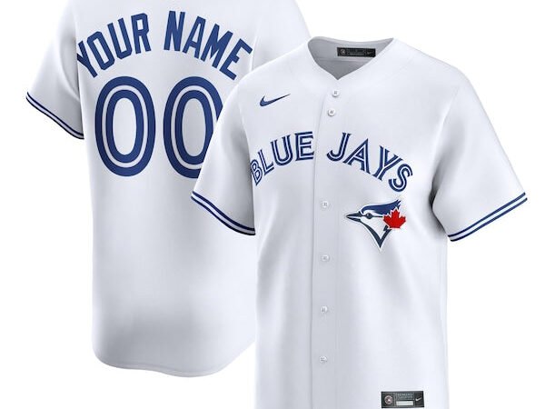 Toronto Blue Jays Nike Youth Home Custom Limited Jersey - White