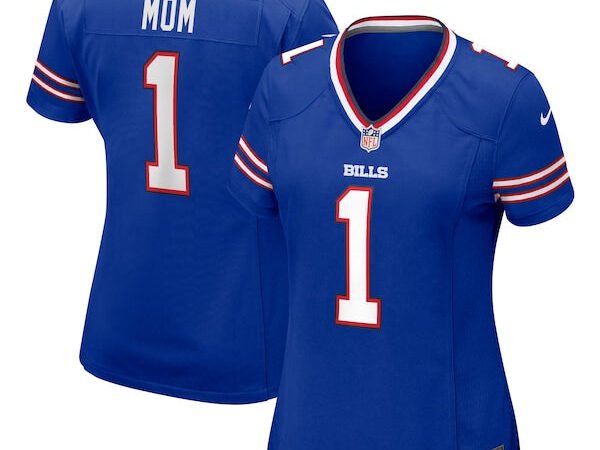 Number 1 Mom Buffalo Bills Nike Women's Game Jersey - Royal