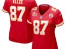 Travis Kelce Kansas City Chiefs Nike Women's Super Bowl LIX Game Jersey - Red