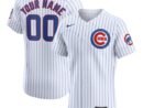 Chicago Cubs Nike Home Elite Custom Jersey - White