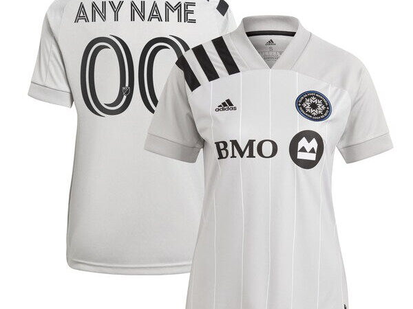 CF Montréal adidas Women's 2021 Secondary Custom Replica Jersey - Gray