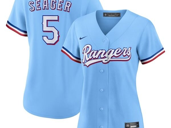 Corey Seager Texas Rangers Nike Women's Alternate Replica Player Jersey - Light Blue