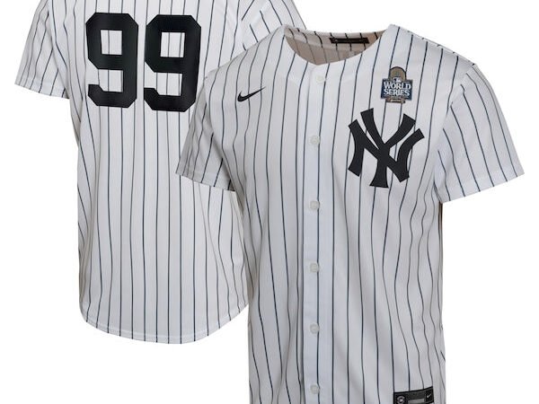 Aaron Judge New York Yankees Nike Youth 2024 World Series Home Game Player Jersey - White