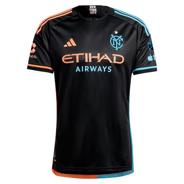 New York City FC adidas 2024 24/7 Kit Authentic Jersey – Black