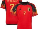 Kevin De Bruyne Belgium National Team adidas Youth 2022/23 Home Replica Jersey - Red