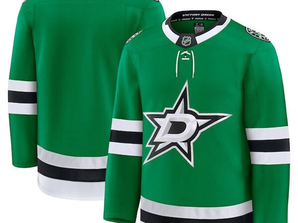 Dallas Stars Home Premium Jersey - Kelly Green/Black/White