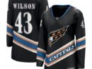 Tom Wilson Washington Capitals  Women's Alternate 50th Anniversary Premier Breakaway Player Jersey - Black/Navy/Red