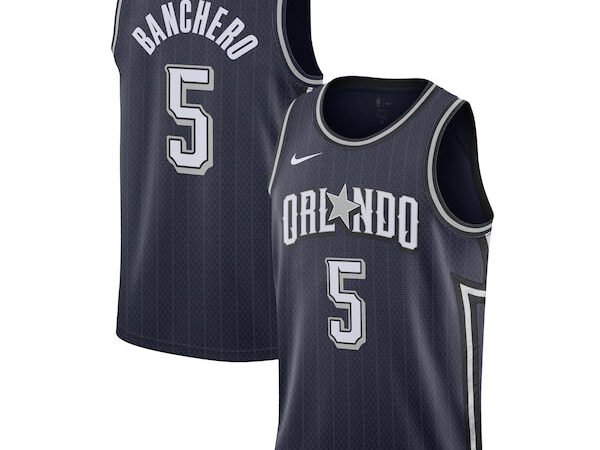 Paolo Banchero Orlando Magic Nike Unisex 2023/24 Swingman Jersey - Navy - City Edition